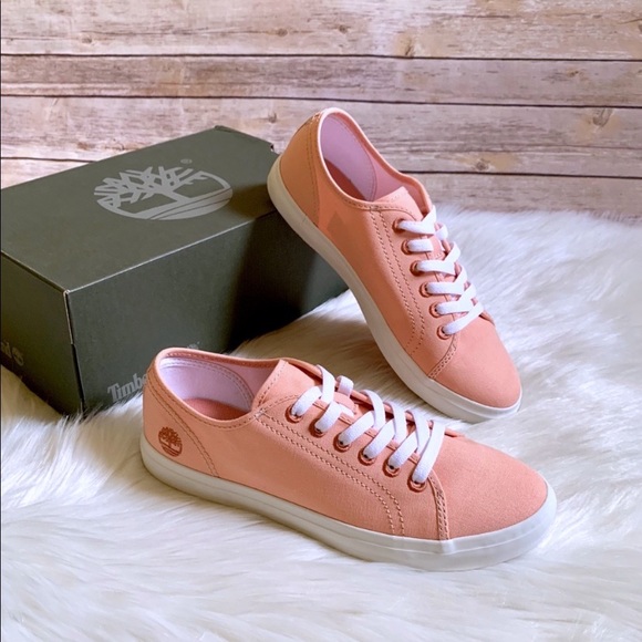 Timberland Shoes - Timberland Coral Canvas Newport Bay Oxford Shoes